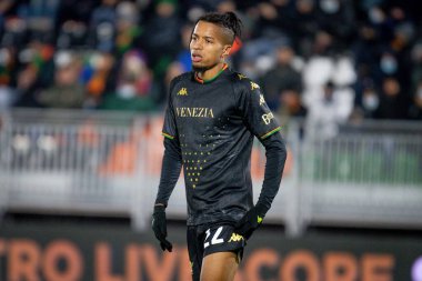 Venezia 'dan Tyronne Ebuehi İtalyan futbolu Serie A maçı sırasında Venezia FC, Hellas Verona FC' ye karşı Venedik, İtalya 'daki Pier Luigi Penzo stadyumunda, 5 Aralık 2021 - Fotoğraf: Ettore Griffoni