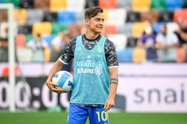 Paulo Dybala (Juventus) portrait  during  italian soccer Serie A match Udinese Calcio vs Juventus FC (portraits) at the Friuli - Dacia Arena stadium in Udine, Italy, August 22, 2021 - Credit: Ettore Griffoni clipart