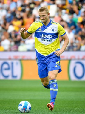Matthijs De Ligt (Juventus) İtalyan futbolu Serie A karşılaşmasında Udinese Calcio ile Juventus FC (portreler) Udine, İtalya 'da Dacia Arena Stadyumu' nda 22 Ağustos 2021 - Fotoğraf: Ettore Griffoni
