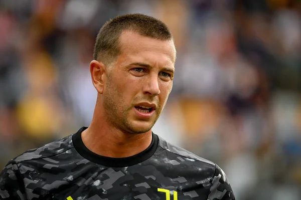 Federico Bernardeschi (Juventus) İtalya futbol takımı Serie A maçında Udinese Calcio ve Juventus FC (portreler) Udine, İtalya 'da Dacia Arena Stadyumu' nda 22 Ağustos 2021 'de oynanmıştır.