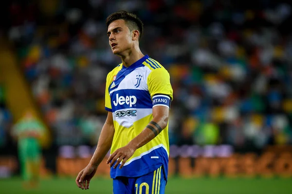 Paulo Dybala Juventus Talya Futbol Takımı Serie Maçında Udinese Calcio — Stok fotoğraf