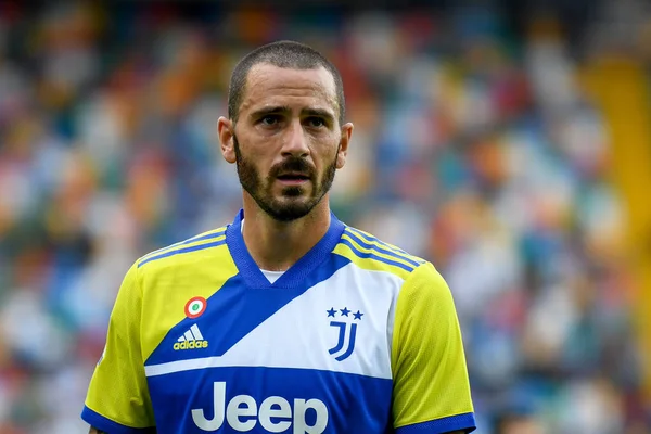 Leonardo Bonucci (Juventus) İtalyan futbolu Serie A maçı sırasında Udinese Calcio ile Juventus FC (portreler) Udine, İtalya 'daki Dacia Arena stadyumunda 22 Ağustos 2021 - Fotoğraf: Ettore Griffoni