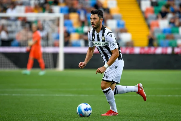 Tolgay Arslan (Udinese) İtalyan futbolu Serie A karşılaşması sırasında Udinese Calcio ile Juventus FC (portreler) Udine, İtalya 'da Dacia Arena Stadyumu' nda 22 Ağustos 2021 - Fotoğraf: Ettore Griffoni