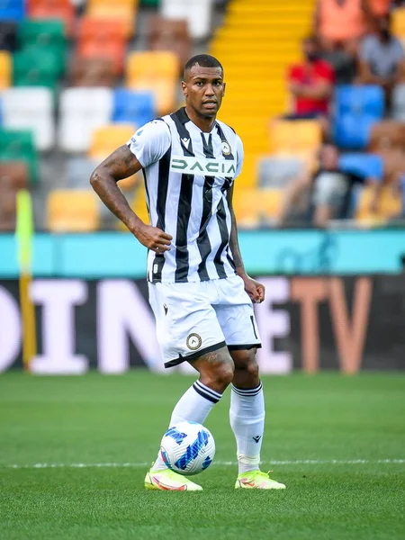 Walace Souza Silva (Udinese) İtalyan futbolu Serie A karşılaşması sırasında Udinese Calcio ile Juventus FC (portreler) Udine, İtalya 'da Dacia Arena Stadyumu, 22 Ağustos 2021