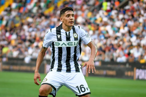 İtalya futbol takımı Serie A 'nın Udinese Calcio ile Juventus FC (portreler) maçındaki Nahuel Molina (Udinese) portresi Udine, İtalya' da Dacia Arena Stadyumu, 22 Ağustos 2021 - Fotoğraf: Ettore Griffoni