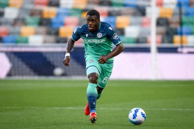 Udinese 'nin Jean-Victor Makengo portresi İtalyan futbolu Serie A karşılaşmasında Udinese Calcio ile Venezia FC (Portreler) Udine, İtalya' da Dacia Arena Stadyumu 'nda, 27 Ağustos 2021