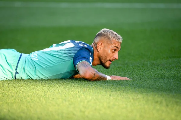 Udinese 'den Roberto Maximiliano Pereyra İtalya futbol takımı Serie A maçında Udinese Calcio ile Venezia FC (Portreler) Udine, İtalya' da Dacia Arena Stadyumu 'nda oynamıştır.