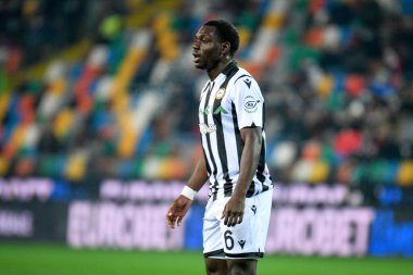 Udinese 'nin İtalyan futbolu Serie A maçındaki Jean-Victor Makengo portresi Udinese Calcio ile Friuli - Dacia Arena Stadyumu, 11 Aralık 2021 - Fotoğraf: Ettore Griffoni