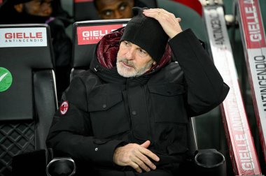 Milan teknik direktörü Stefano Pioli İtalya futbol ligi Serie A maçında Udinese Calcio, Friuli 'de AC Milan' a karşı Dacia Arena Stadyumu 'nda 11 Aralık 2021 - Fotoğraf: Ettore Griffoni