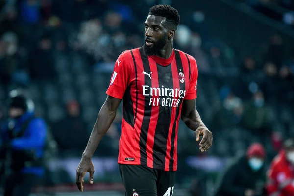 Milan 'ın Tiemoue Bakayoko portresi İtalyan futbolu Serie A maçında Udinese Calcio ile Friuli - Dacia Arena Stadyumu, 11 Aralık 2021 - Fotoğraf: Ettore Griffoni