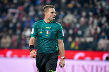 Hakem Francesco Fourneau İtalya futbol takımı Serie A maçında Udinese Calcio, Friuli - Dacia Arena Stadyumu 'nda AC Milan' a karşı, 11 Aralık 2021 - Fotoğraf: Ettore Griffoni