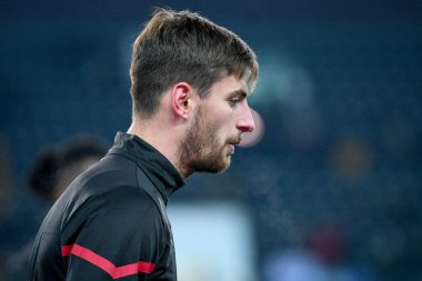 Milano 'nun İtalya futbolu Serie A maçındaki Matteo Gabbia portresi Udinese Calcio ile Friuli - Dacia Arena Stadyumu, Udine, İtalya' da 11 Aralık 2021 - Fotoğraf: Ettore Griffoni