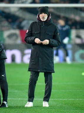 Milan teknik direktörü Stefano Pioli İtalya 'nın Udinese Calcio-AC Milan maçında Udine-Dacia Arena Stadyumu' nda 11 Aralık 2021 - Fotoğraf: Ettore Griffoni