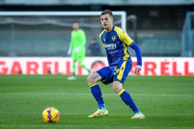 Verona 'nın İvan İliç portresi İtalya' nın Verona kentindeki Marcantonio Bentegodi Stadyumu 'nda oynanan maçta Hellas Verona FC ile Atalanta BC karşılaşmasında çekildi.