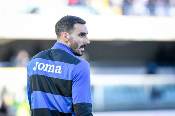 Atalanta 'nın İtalyan futbolu Serie A maçında Davide Zappacosta' nın portresi Hellas Verona FC - Atalanta BC maçı Verona, İtalya 'daki Marcantonio Bentegodi Stadyumu' nda, 12 Aralık 2021