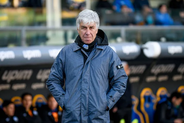 Atalanta Head Coach Gian Piero Gasperini Retrato Durante Futebol Italiano — Fotografia de Stock