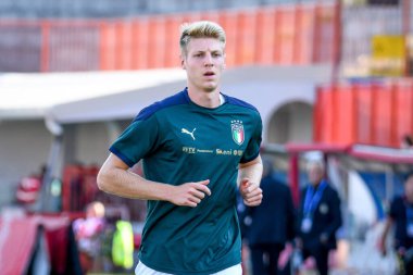 Marco Brescianini (İtalya) UEFA Avrupa Futbol Şampiyonası sırasında 21 yaş altı - UEFA Euro 2023 elemeleri - İtalya, İtalya 'nın Vicenza kentindeki Romeo Menti Stadyumu' nda (portreler) İtalya 'ya karşı Karadağ (portreler) - Fotoğraf: Ettore Griffoni