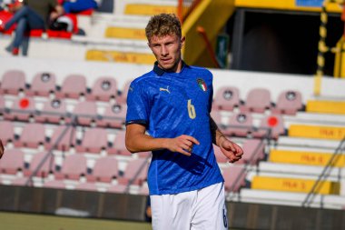 Matteo Lovato (İtalya) 21 yaş altı UEFA Avrupa Futbol Şampiyonası - UEFA Euro 2023 elemeleri - İtalya, Vicenza, İtalya 'daki Romeo Menti Stadyumu' nda (portreler) İtalya 'ya karşı Karadağ, 07 Eylül 2021 - Fotoğraf: Ettore Griffoni