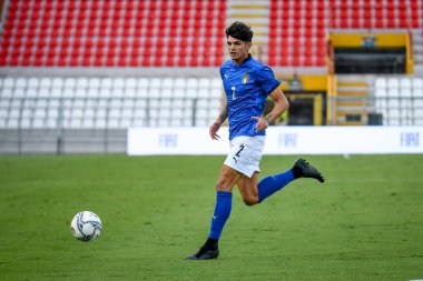 Raoul Bellanova (İtalya) 21 Yaş Altı UEFA Avrupa Futbol Şampiyonası - UEFA Euro 2023 Kalifiye - İtalya, İtalya 'nın Vicenza kentindeki Romeo Menti Stadyumu' nda (portreler) İtalya - Ettore Griffoni