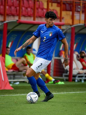 Raoul Bellanova (İtalya) 21 Yaş Altı UEFA Avrupa Futbol Şampiyonası - UEFA Euro 2023 Kalifiye - İtalya, İtalya 'nın Vicenza kentindeki Romeo Menti Stadyumu' nda (portreler) İtalya - Ettore Griffoni