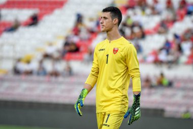 Nikola Iveziç (Karadağ) 21 Yaş Altı UEFA Avrupa Futbol Şampiyonası - UEFA Euro 2023 Kalifiye - İtalya, İtalya 'nın Vicenza kentindeki Romeo Menti Stadyumu' nda (portreler) İtalya 'ya karşı Karadağ - Fotoğraf: Ettore Griffoni