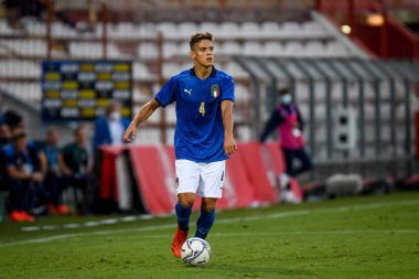 Samuele Ricci (İtalya) 21 Yaş Altı UEFA Avrupa Futbol Şampiyonası - UEFA Euro 2023 Kalifiye - İtalya, İtalya 'nın Vicenza kentindeki Romeo Menti Stadyumu' nda (portreler) İtalya - Ettore Griffoni