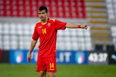 21 Yaş Altı UEFA Avrupa Futbol Şampiyonası sırasında Lazar Mijoviç (Karadağ) portresi - UEFA Euro 2023 Kalifiye - İtalya, İtalya 'nın Vicenza kentindeki Romeo Menti Stadyumu' nda (portreler) İtalya 'ya karşı Karadağ (portreler) - Fotoğraf: Ettore Griffoni