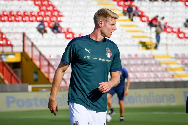 Marco Brescianini (İtalya) UEFA Avrupa Futbol Şampiyonası sırasında 21 yaş altı - UEFA Euro 2023 elemeleri - İtalya, İtalya 'nın Vicenza kentindeki Romeo Menti Stadyumu' nda (portreler) İtalya 'ya karşı Karadağ (portreler) - Fotoğraf: Ettore Griffoni