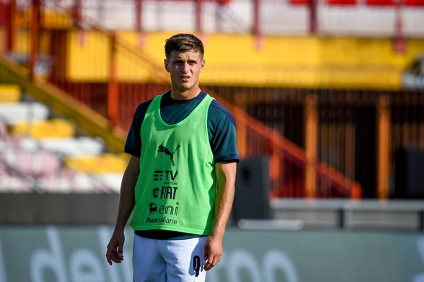 Lorenzo Colombo Italia Ritratto Durante Campionato Europeo Calcio Qualificazioni Uefa — Foto Stock