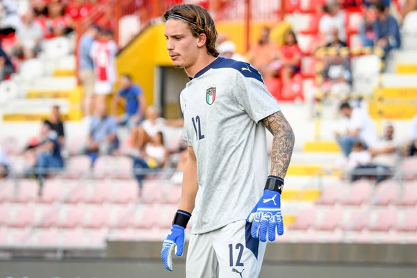 Marco Carnesecchi Italia Ritratto Durante Campionato Europeo Calcio Qualificazioni Uefa — Foto Stock