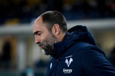 Verona teknik direktörü Igor Tudor İtalya 'nın Serie A maçı sırasında İtalya' nın Verona kentinde bulunan Marcantonio Bentegodi Stadyumu 'nda Hellas Verona FC' ye karşı ACF Fiorentina (Arşiv portreleri) maçı, 22 Aralık 2021