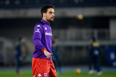 Fiorentina 'dan Giacomo Bonaventura İtalya futbol takımı Serie A maçında Hellas Verona FC - ACF Fiorentina (Arşiv portreleri) - 22 Aralık 2021 Verona, İtalya' daki Marcantonio Bentegodi Stadyumu 'nda
