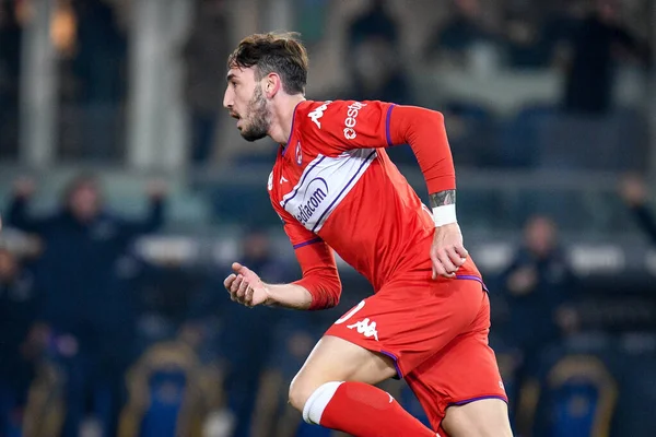 Fiorentina 'dan Gaetano Castrovilli İtalya' nın Serie A maçı sırasında Marcantonio Bentegodi Stadyumu 'nda Hellas Verona FC - ACF Fiorentina (Arşiv portreleri) maçında 22 Aralık 2021 - Fotoğraf: Ettore Griffoni