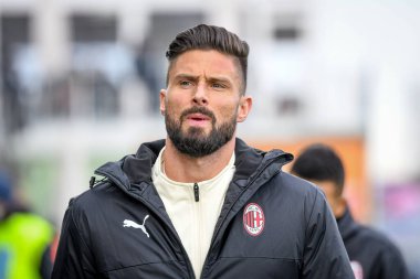 Milan's Olivier Giroud portrait  during  italian soccer Serie A match Venezia FC vs AC Milan at the Pier Luigi Penzo stadium in Venice, Italy, January 09, 2022 - Credit: Ettore Griffon
