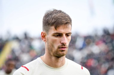 Milan's Matteo Gabbia portrait  during  italian soccer Serie A match Venezia FC vs AC Milan at the Pier Luigi Penzo stadium in Venice, Italy, January 09, 2022 - Credit: Ettore Griffon