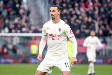 Milan's Zlatan Ibrahimovic portrait  during  italian soccer Serie A match Venezia FC vs AC Milan at the Pier Luigi Penzo stadium in Venice, Italy, January 09, 2022 - Credit: Ettore Griffon