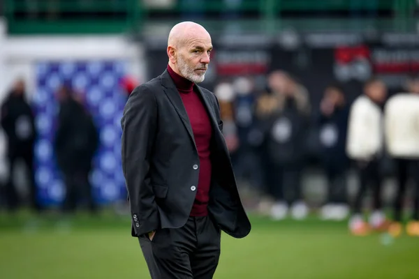 Milan Head Coach Stefano Pioli Portrait Italian Soccer Serie Match — Stockfoto