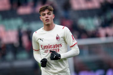 Milan's Daniel Maldini portrait  during  italian soccer Serie A match Venezia FC vs AC Milan at the Pier Luigi Penzo stadium in Venice, Italy, January 09, 2022 - Credit: Ettore Griffon