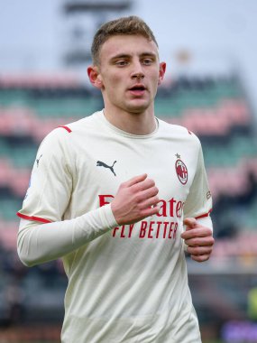 Milan's Luca Stanga portrait  during  italian soccer Serie A match Venezia FC vs AC Milan at the Pier Luigi Penzo stadium in Venice, Italy, January 09, 2022 - Credit: Ettore Griffon