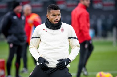 Milan's Junior Messias portrait during warm up  during  italian soccer Serie A match Venezia FC vs AC Milan at the Pier Luigi Penzo stadium in Venice, Italy, January 09, 2022 - Credit: Ettore Griffon