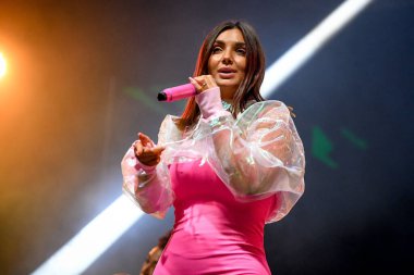 Elettra Lamborghini singing  during  Italian singer Music Concert Elettra Lamborghini - Tour 2021 (Archives) at the Codishow in 12/09/2021, Italy, September 12, 2021 - Credit: Ettore Griffon
