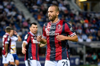 Bologna 'nın Lorenzo De Silvestri portresi İtalyan futbolu Serie A maçında Bologna FC - Hellas Verona FC (portreler arşivi) - Renato Dall # 39; Ara stadyumu, Bologna, İtalya, 13 Eylül 2021 - Fotoğraf: Ettore Griffon