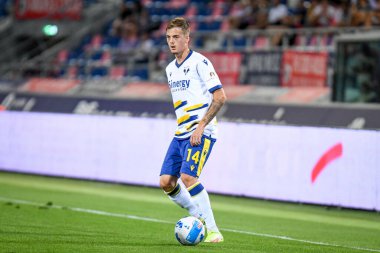 Verona 'nın İvan İliç portresi İtalyan futbolu Serie A maçında Bologna FC - Hellas Verona FC (portreler arşivi) - 13 Eylül 2021, Bologna, İtalya - Ettore Griffon