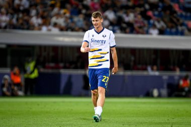 Verona 'nın Pawel Dawidowicz portresi İtalyan futbolu Serie A maçında Bologna FC - Hellas Verona FC (portreler arşivi) - 13 Eylül 2021 Bologna, İtalya' da bulunan Renato Dall & # 39; Ara stadyumunda