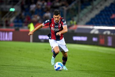 Bologna 'nın Nicola Sansone portresi İtalyan futbolu Serie A maçında Bologna FC - Hellas Verona FC (portreler arşivi) - Renato Dall & # 39; Ara stadyumu, Bologna, İtalya, 13 Eylül 2021 - Fotoğraf: Ettore Griffon