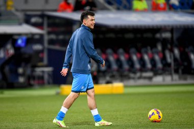 Hirving Lozano (Napoli) İtalyan futbolu Serie A maçında Renato Dall # 39; Ara stadyumunda Bologna FC-SSC Napoli maçı sırasında görev başında, 17 Ocak 2022 - Fotoğraf: Ettore Griffon
