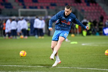 Piotr Zielinski (Napoli) İtalya futbolu Serie A maçı sırasında Renato Dall & # 39; Ara Stadyumu 'nda Bologna FC Napoli' ye karşı, 17 Ocak 2022 - Fotoğraf: Ettore Griffon