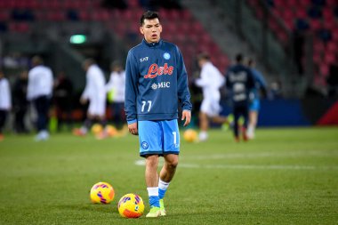 Hirving Lozano (Napoli) İtalya futbolu sırasındaki portresi Serie A maçında Bologna FC - SSC Napoli maçı Renato Dall & # 39; Ara Stadyumu, 17 Ocak 2022 - Fotoğraf: Ettore Griffon