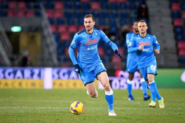 Fabian Ruiz (Napoli) İtalyan futbolu Serie A maçında Bologna FC - SSC Napoli maçı sırasında İtalya 'nın Bologna kentindeki Renato Dall & # 39; Ara stadyumunda 17 Ocak 2022 - Fotoğraf: Ettore Griffon