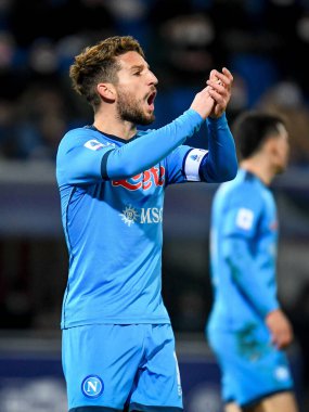 Dries Mertens (Napoli) portresi 17 Ocak 2022 'de İtalya' nın Bologna FC maçında Renato Dall & # 39; Ara Stadyumu 'nda SSC Napoli' ye karşı Bologna FC maçında tepki gösterdi.